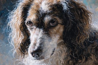 paint stunning pet portrait