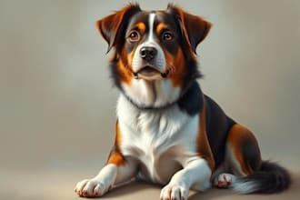 paint a portrait for your pet, any animal