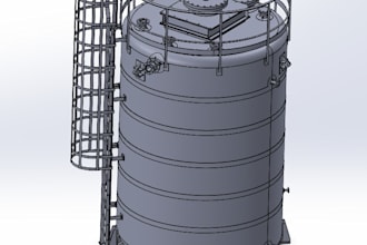 do 3d tank modeling and fabrication drawings in solidworks