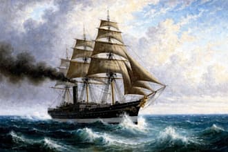 create ship oil painting for you