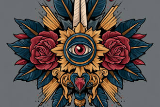 do traditional old school tattoo design