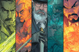 draw a custom cover art for your comic, book or podcast