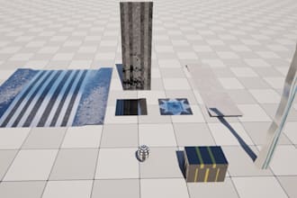 create optimized 3d game assest props environment for unity and unreal engine