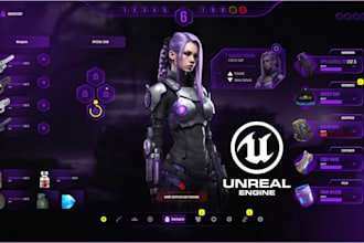 design interactive unreal engine 5 umg UI widgets, huds, and menus