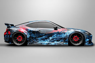 vehicle wrap car wrap van truck wrap design