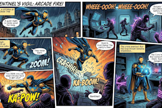 do superhero comic page