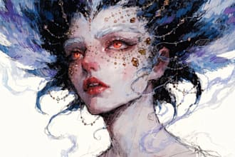 paint a realistic or fantasy portrait