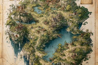 create your fantasy city map