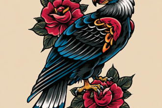 old school tattoo illustrations