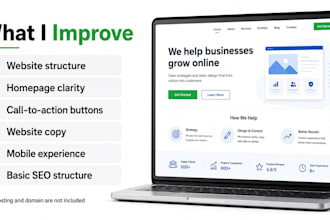 improve your website design, copy and conversion