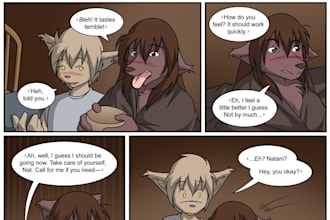draw furry comic illustration, anime comic illustration, comic manga furry style