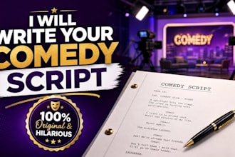 write funny comedy script for your standup comedy TV show