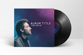 design a professional album cover