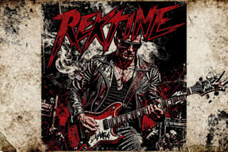 design excellent metal or punk album cover