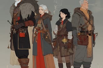create a custom dnd character sheet and backstory