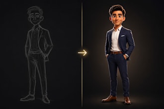 design an ai brand character and mascot for your business