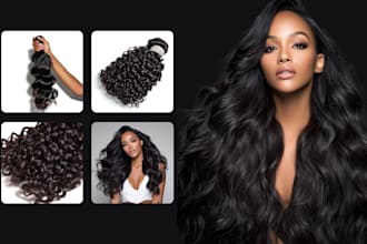 create ai photos for your wig and hair extension product listings