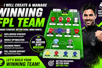 create and manage a winning fpl team for you