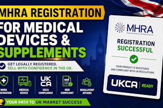 do mhra registration for medical devices and supplements