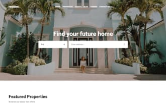 design squarespace real estate website realtor property listing website