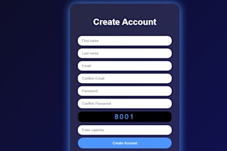 design your website page with HTML, CSS, and js