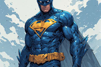 create superhero cartoon character for you