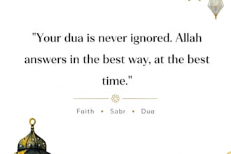 write professional motivational and islamic content