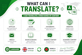 translate english to bangla and bangla to english manually