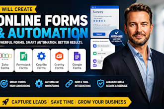 create zoho forms formstack survey cognito form gravity google forms automation