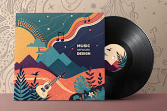 design album cover art and music artwork