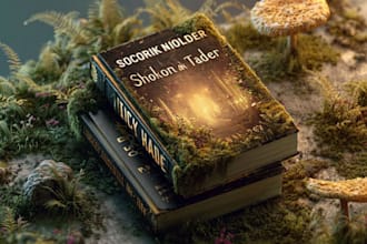 illustrate a childrens book series with magical art