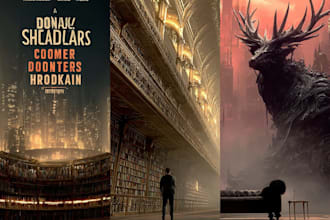 do design unique fantasy book cover art or cover art