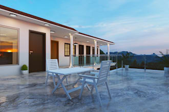 create modern house exterior design and rendering