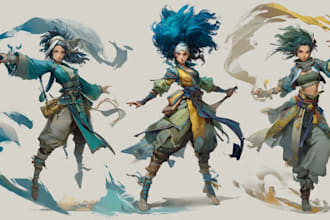 create concept art and illustration