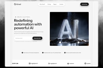 design modern website UI UX in figma