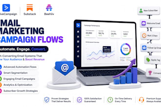setup activecampaign substack beehiiv newsletter email marketing campaign flows
