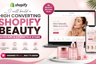 build a high converting shopify beauty skincare and cosmetics store