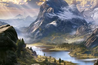 do amazing fantasy landscape