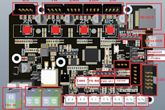 design rf pcb, iot circuit board and esp32 wireless pcb with gerber files