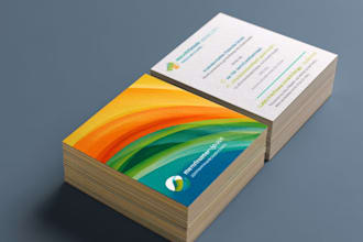 create a professional custom business card design