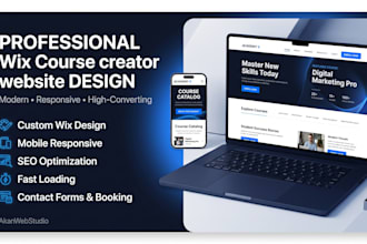 wix course website design online coaching membership site creator platform
