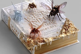 design a stunning fantasy book cover art book