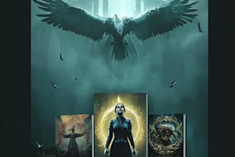 do professional stunning fantasy book cover art