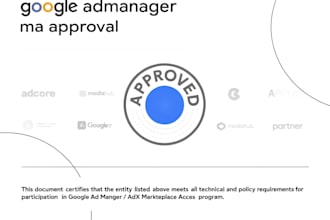 make google admanager adx ma approval with multiple companie