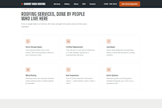 build a professional website for your roofing or hvac business