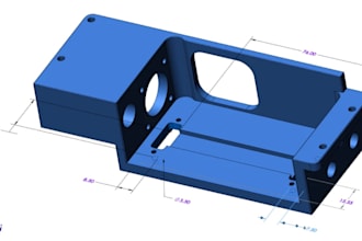 design 2d 3d product in solidworks with cnc ready manufacturing files