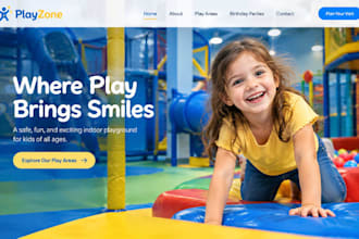 build squarespace indoor playground website paintball website trampoline park