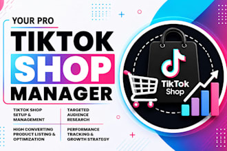 setup tik tok shop, fix tiktok, dropshipping, shopify integration and tiktok ads