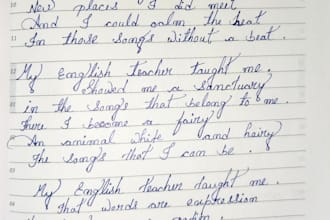 write neat handwritten notes