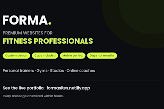 build a landing page for your online coaching program